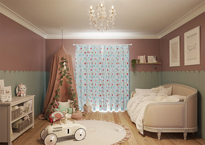 Balloon Festival, Multi - Made to Measure Curtains - Image 15